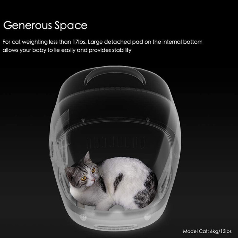 PETKIT Pre-owned Ventilated Pet Cat Backpack Carrier Bubble Portable Bag Used