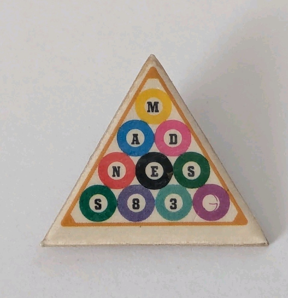 MADNESS - Vintage 1980s Band Keychain + Postcard + Pin - Lot Of 3 Pieces