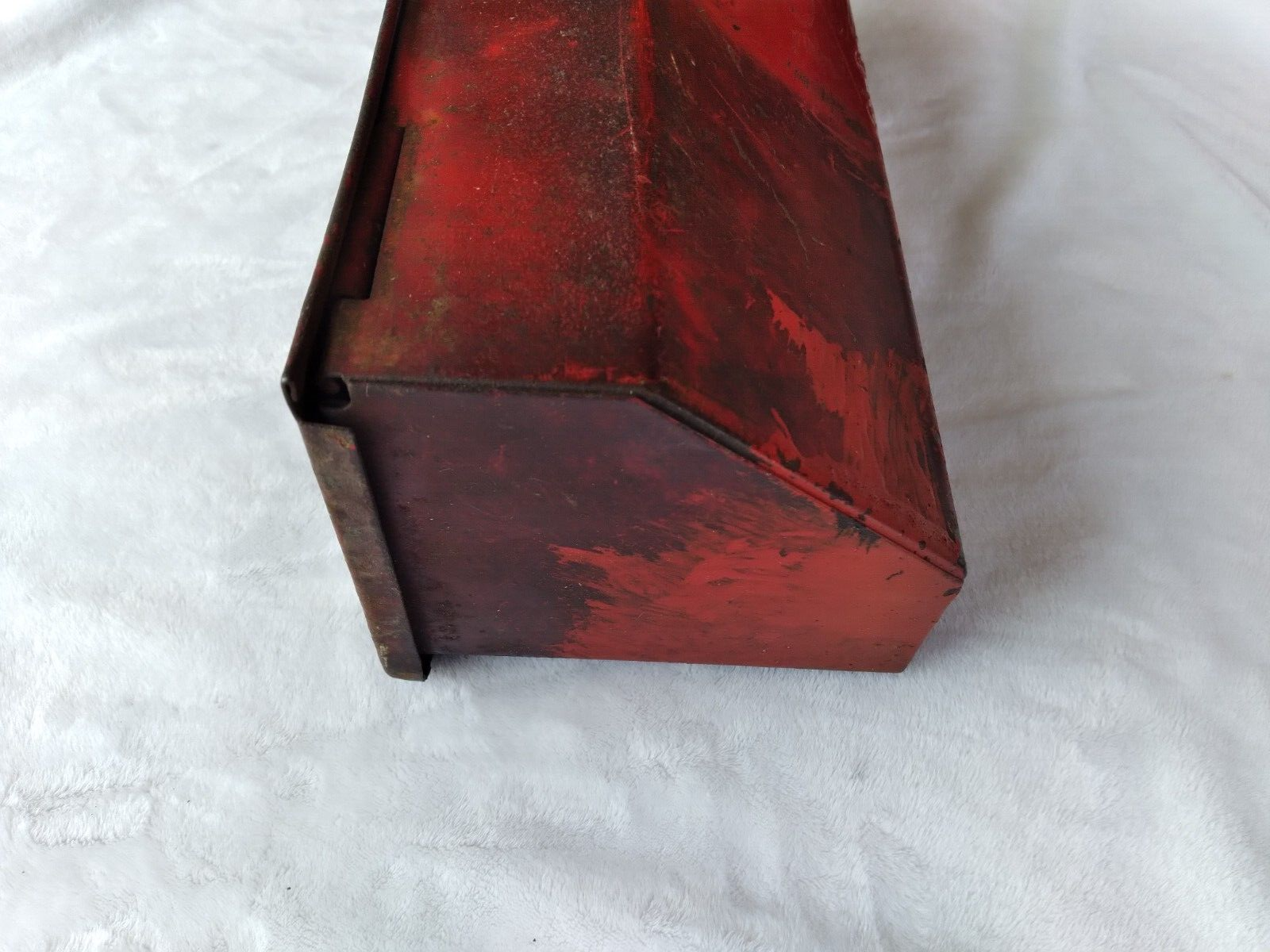 Vintage Tractor Toolbox with Tools Rich-Con Drop Forged Red