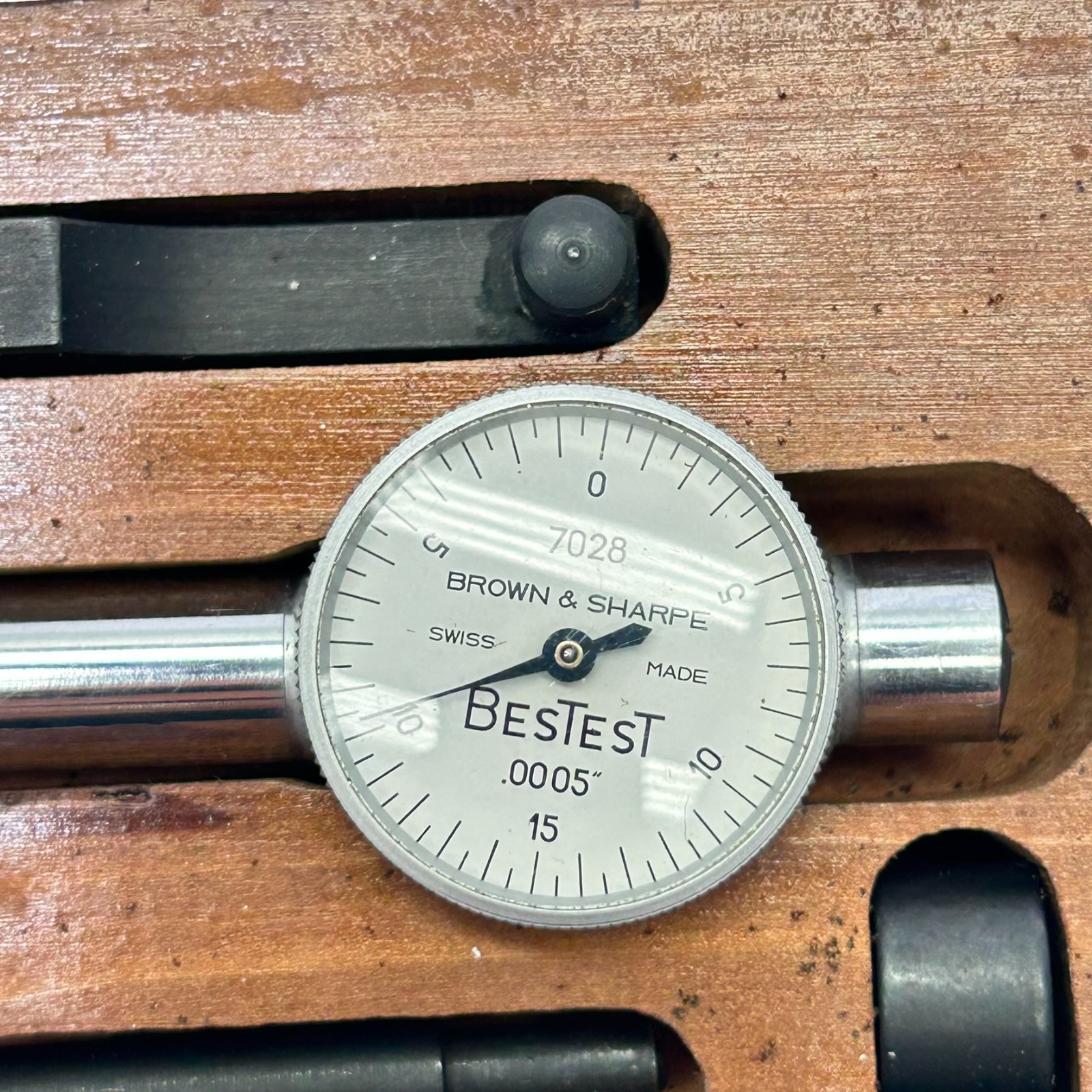 Brown & Sharpe Dial Indicator BesTest Workshop Precision Measuring Instrument
