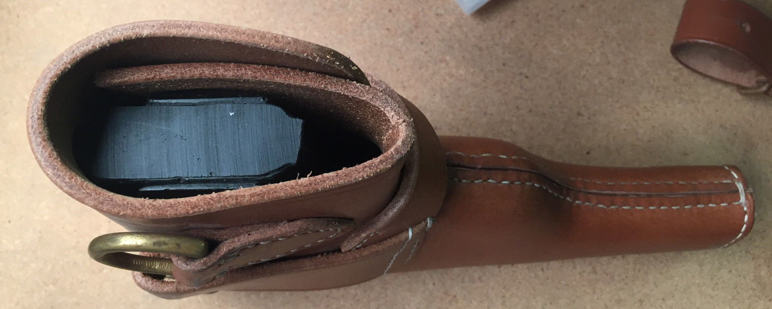 British Holster for Sam Browne Belt .45 Auto M1911 Leather