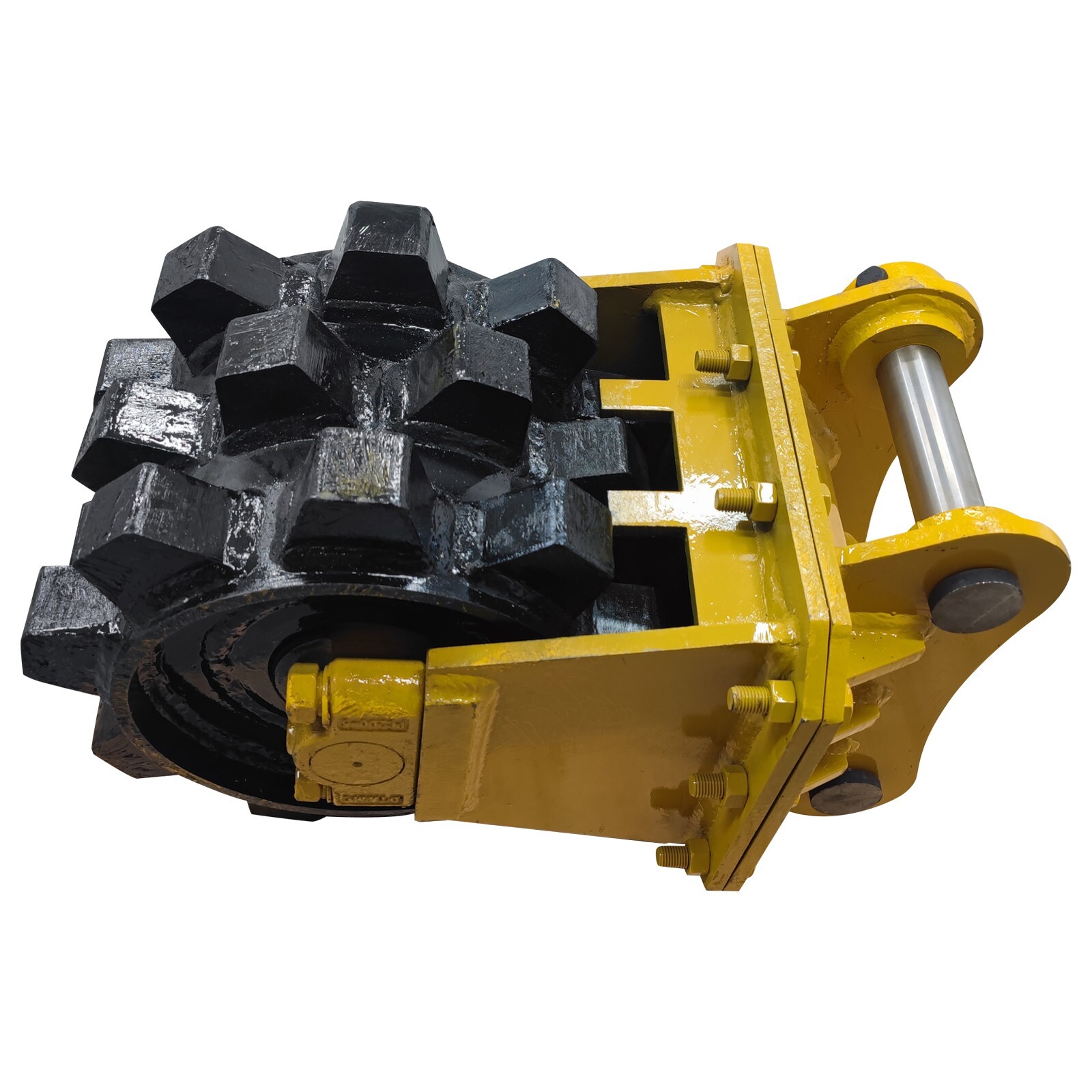 Small Excavator Attachment Compaction Wheel Trench Compaction Auxiliary Tool