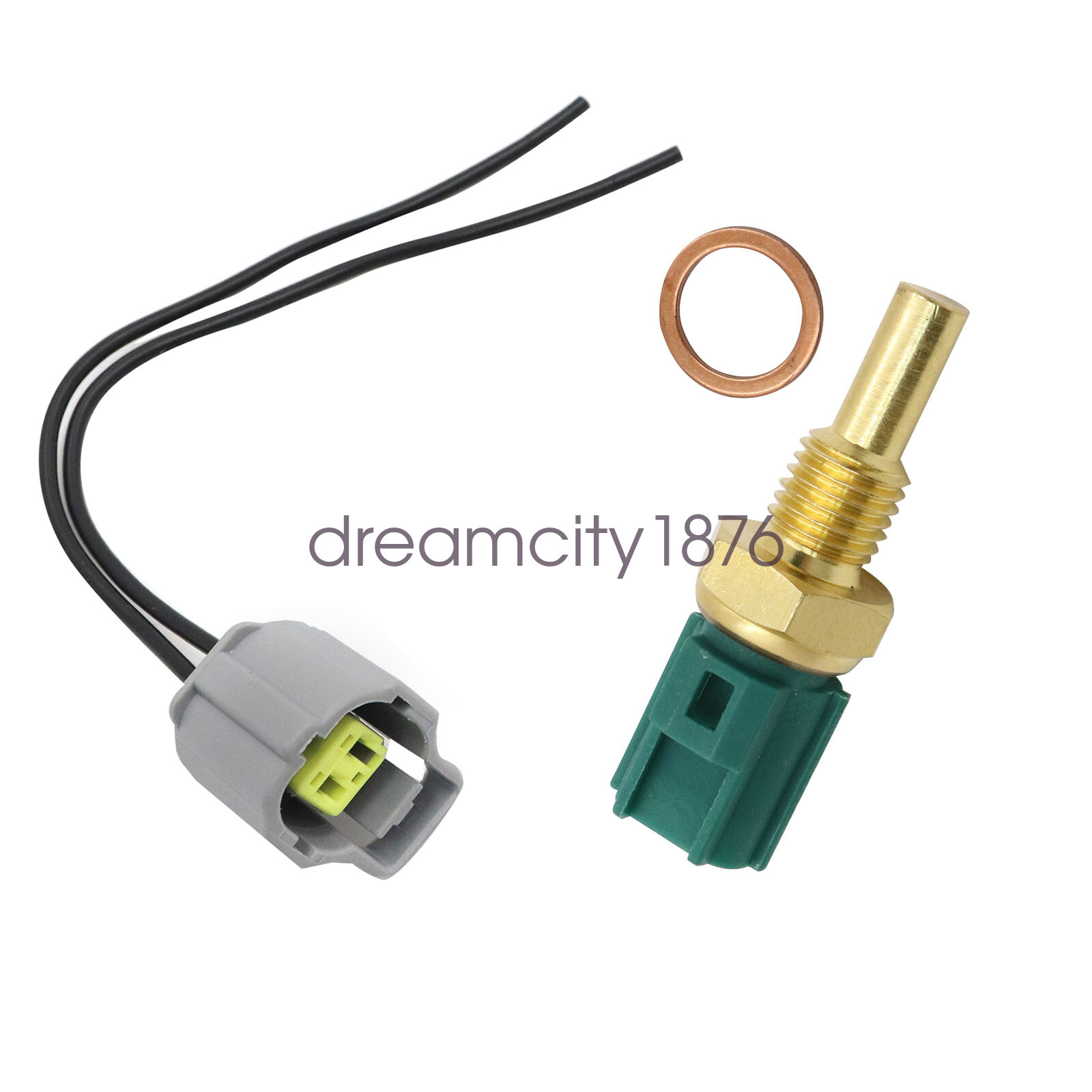 Engine Coolant Temperature Sensor&Connector For Toyota Lexus Mazda Camry Corolla