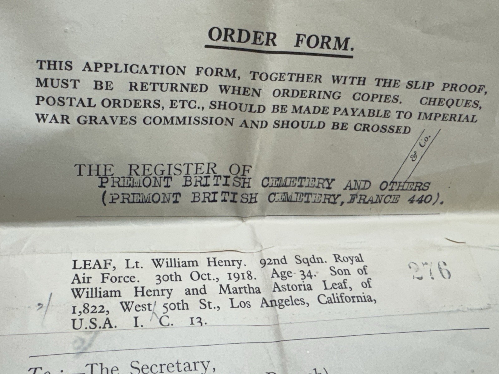 Amazing WW1 RAF Pilot KIA USA Volunteer Group,92nd Sq Killed On The Aerodome