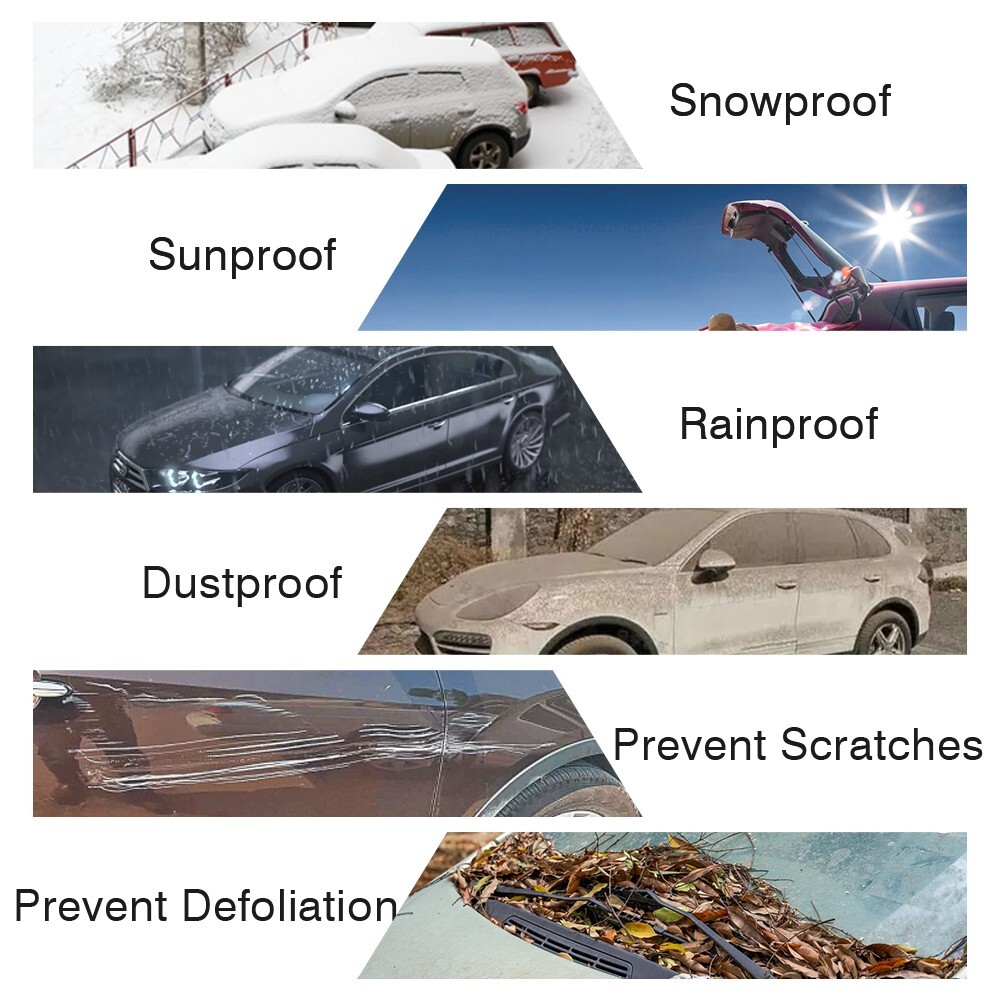 For Honda Civic Full Car Cover Outdoor All Weather Dust UV Resistant Protection