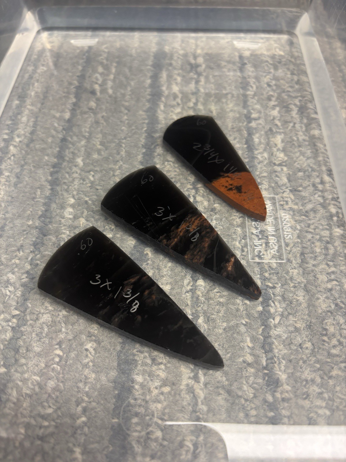 Elko Flint Knapping Preform Blank For Making Arrow Head Triple Flow Moss Lace