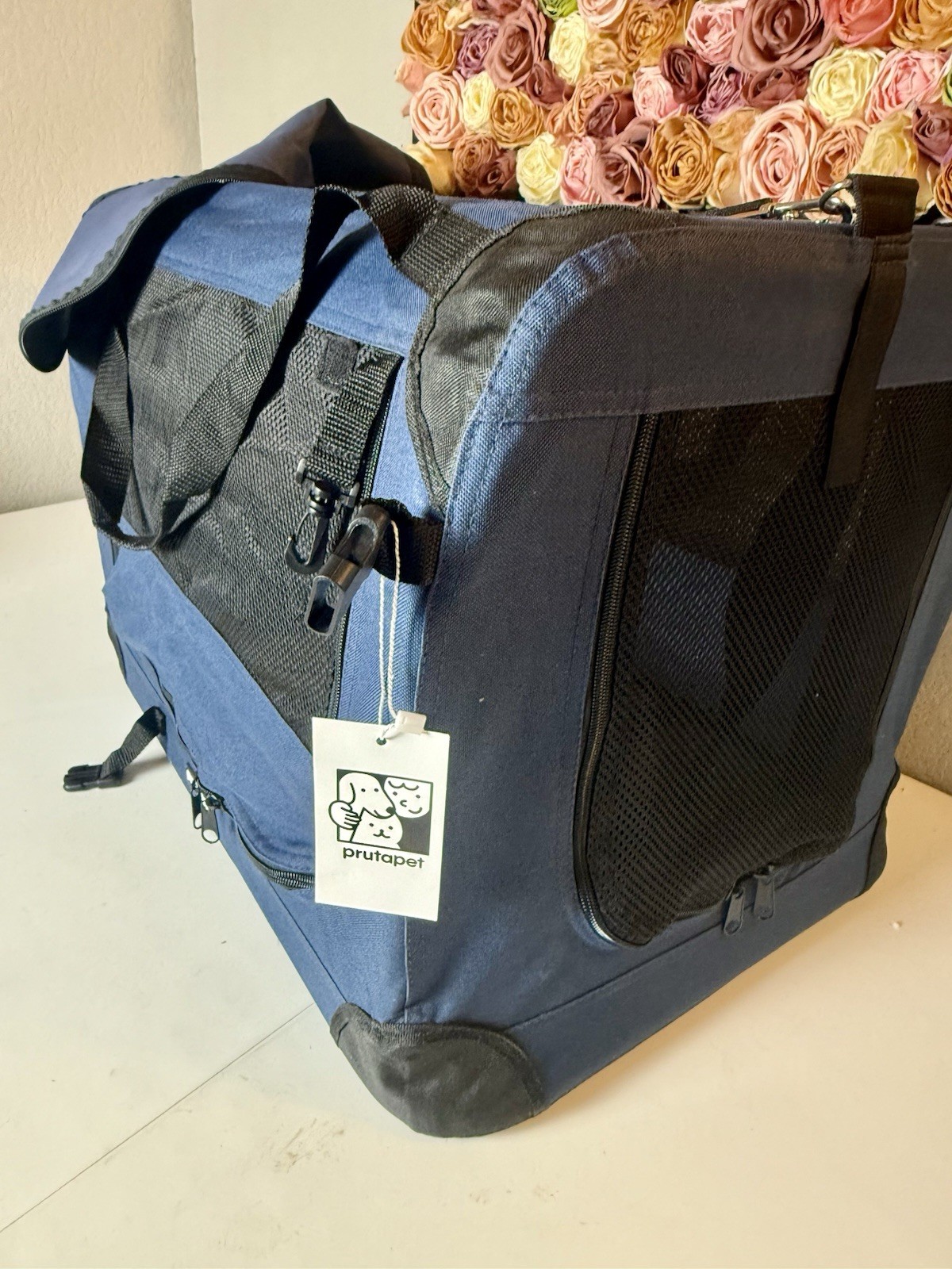 Large Cat Carrier 24"X16.5"X16.5" Portable Pet Crate Easy to Use!!