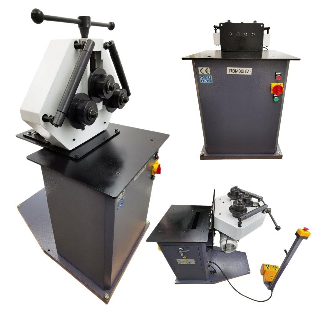 220V 3PH Pinch Roll Bender Round Bending Machine Pinch Roll Bender Iron Sheeter