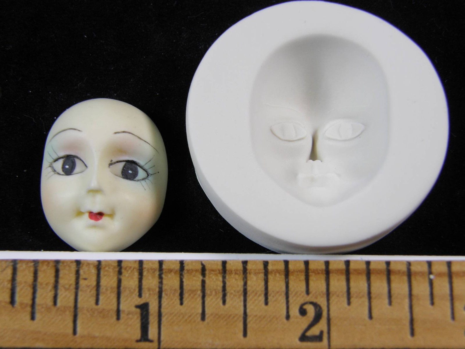 Face Polymer Clay Mold (#MD1343)