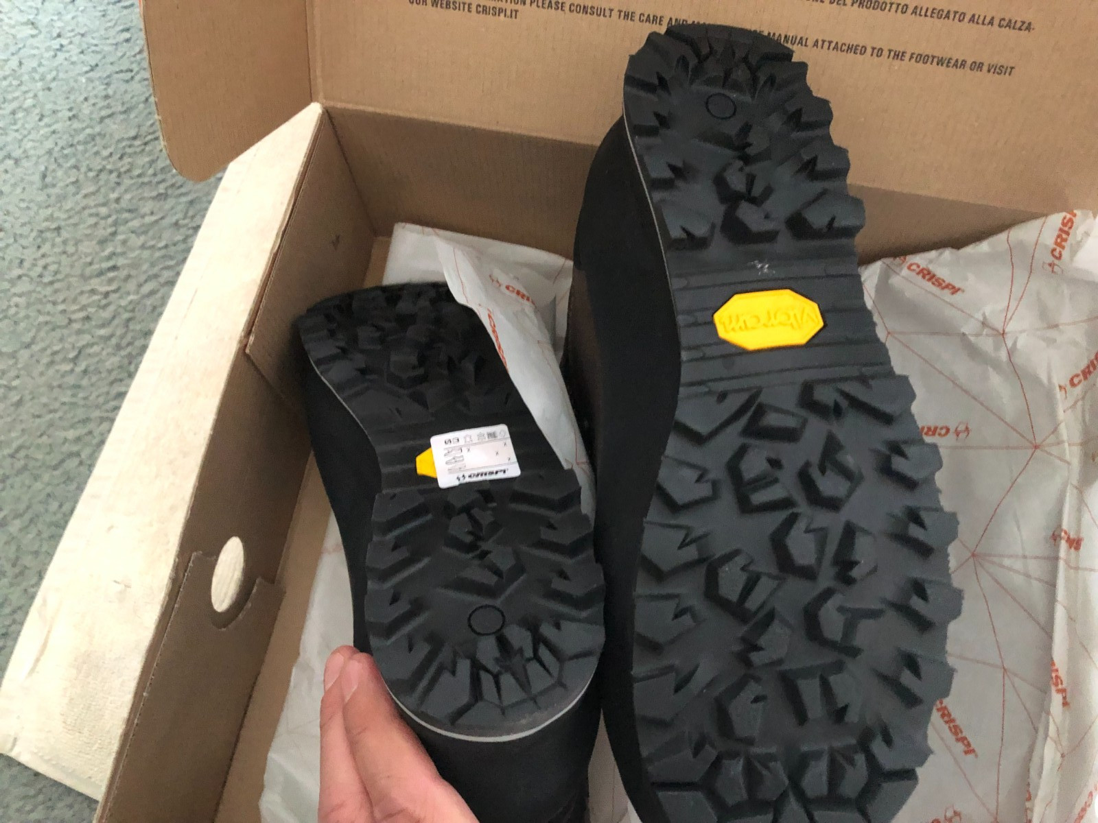 New Crispi Shimek Insulated GTX Dark Brown Men’s Boots Size 8 Wide CF7280 4300