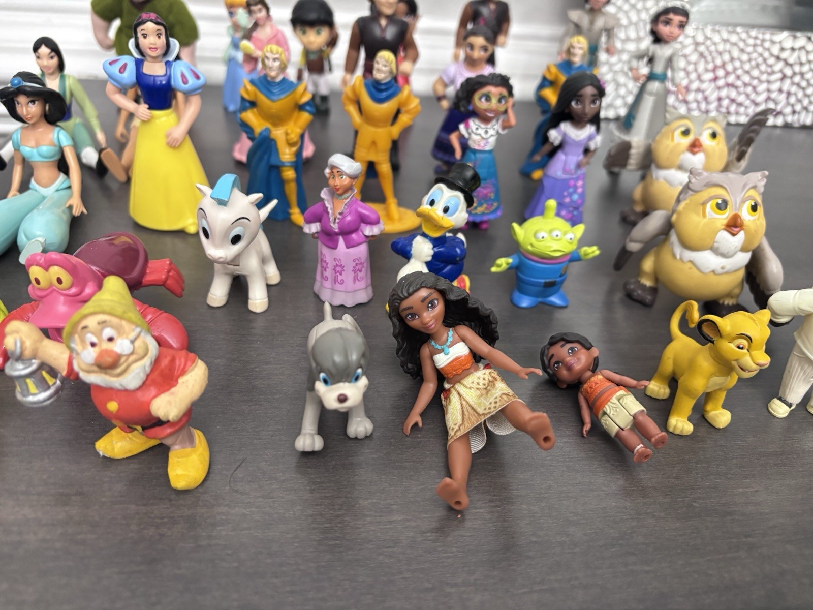 Mixed Lot of 30+ Random Toys, Figures, PVC Disney Figurines Mixed Years