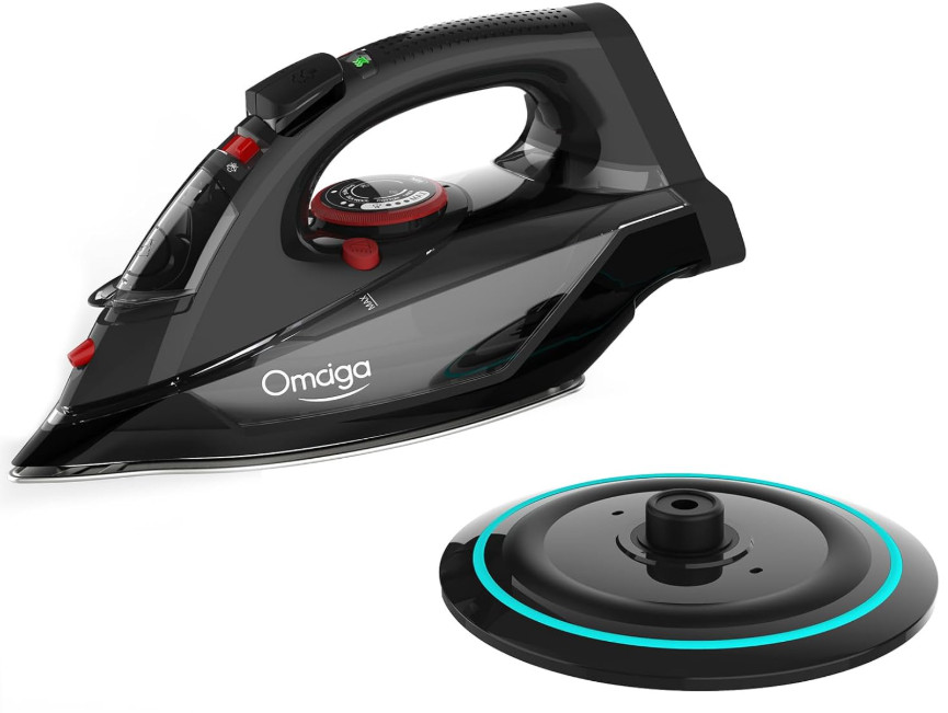 Plancha inalámbrica 1500W con suela cerámica, autolimpieza y apagado seguro