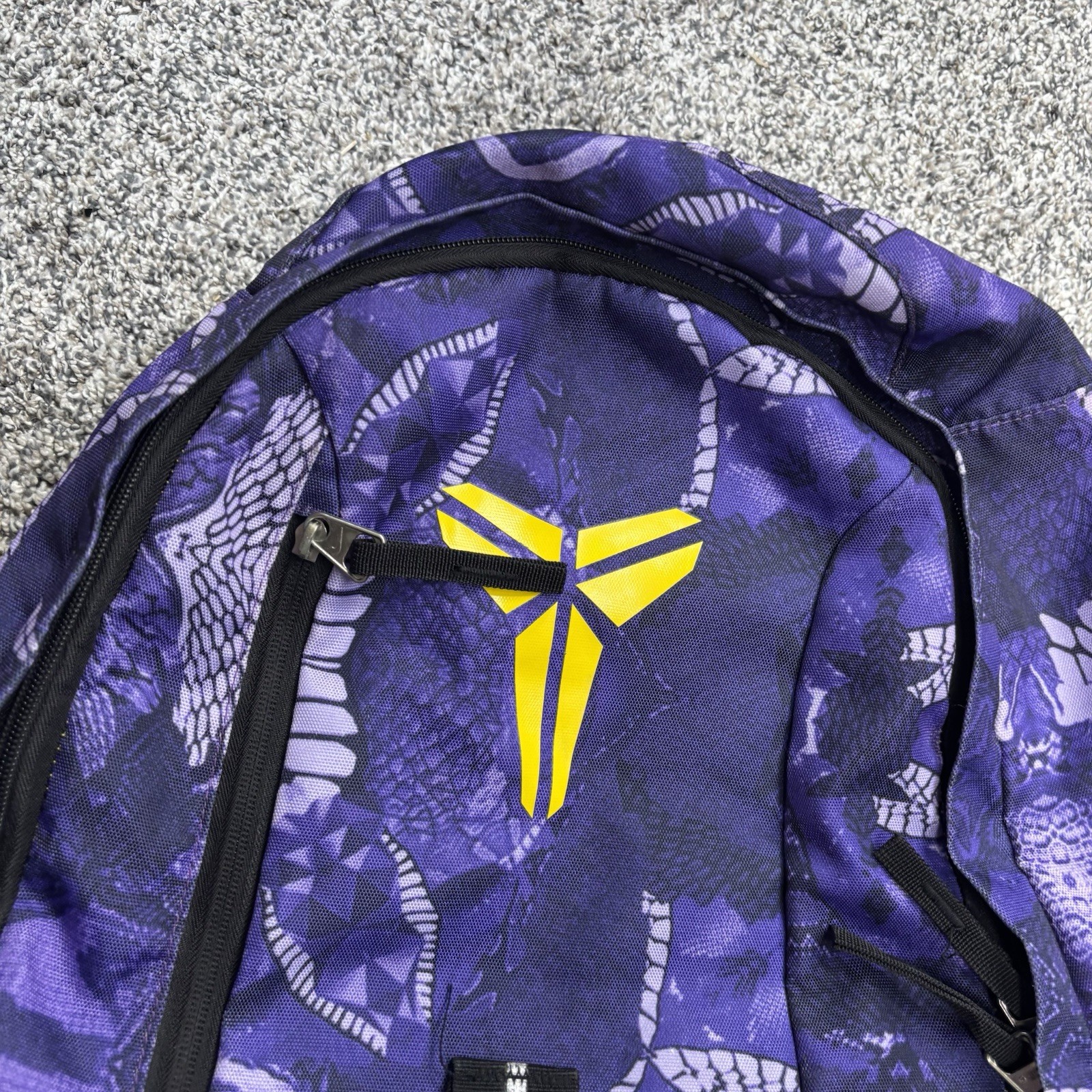 Kobe Bryant Limited Nike Black Mamba Lakers Purple Backpack Bag Rare Lakers