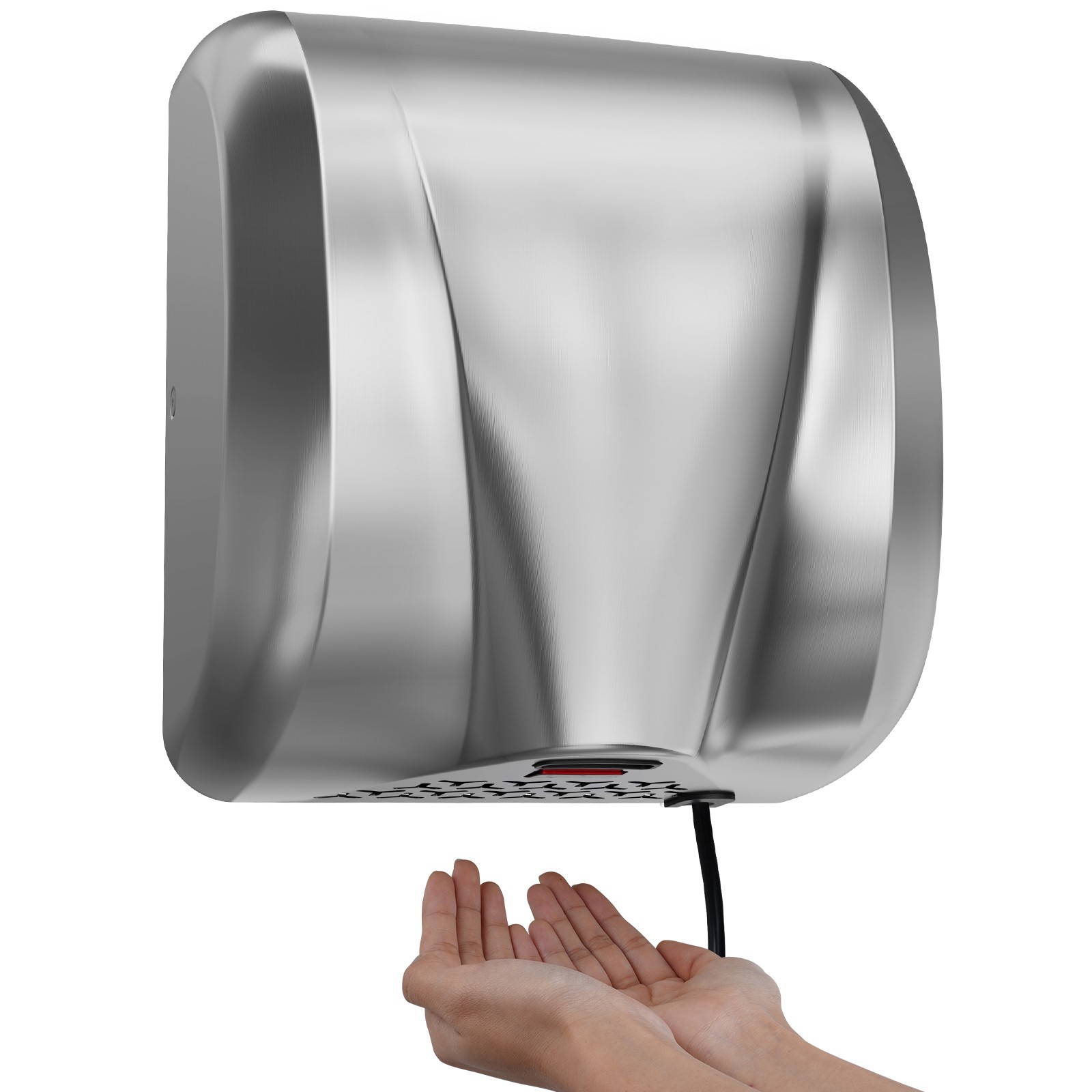 Uimoso 1300W Hand Dryer Commercial Automatic High Speed Stainless Steel