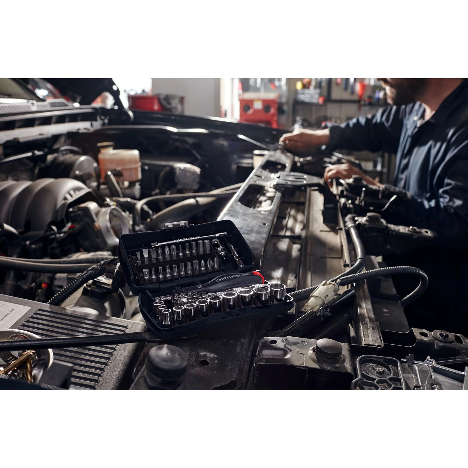 CRAFTSMAN V-Series™ 1/4 in Drive SAE 6-Point Tool Set (38 pc) - CMMT45750V