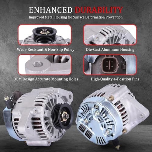 Alternator Replacement forToyota Yaris L4 1.5L 2006 2007 2008 2009 104210-840