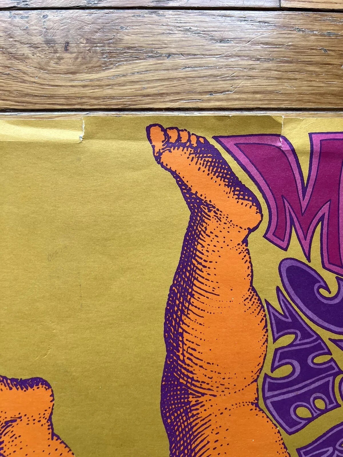 JANIS JOPLIN BIG BROTHER AND THE HOLDING COMPANY AT THE ARK VINTAGE POSTER 1967