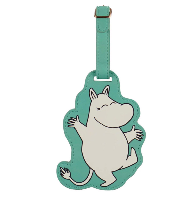 Moomin Moomintroll Luggage Tag Teal