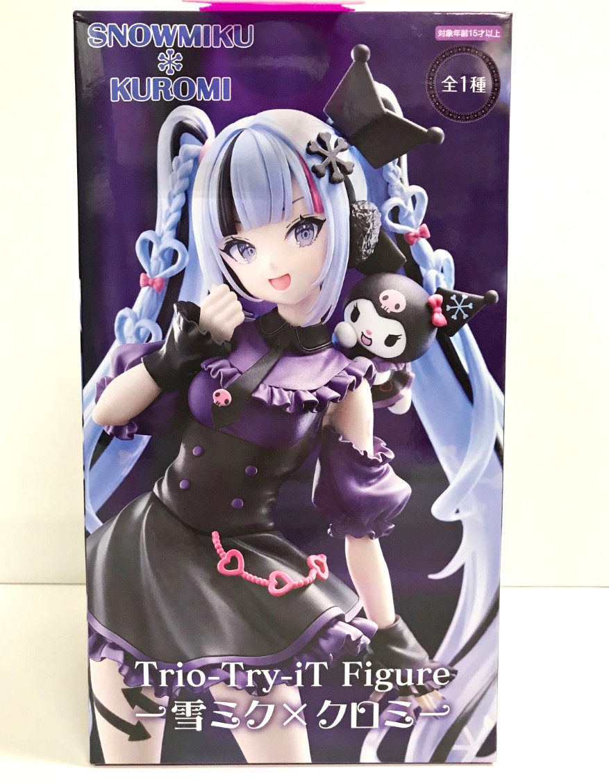 Snow Miku x Kuromi Figure Trio-Try-iT Feb 2026 Sanrio Miku JAPAN NEW