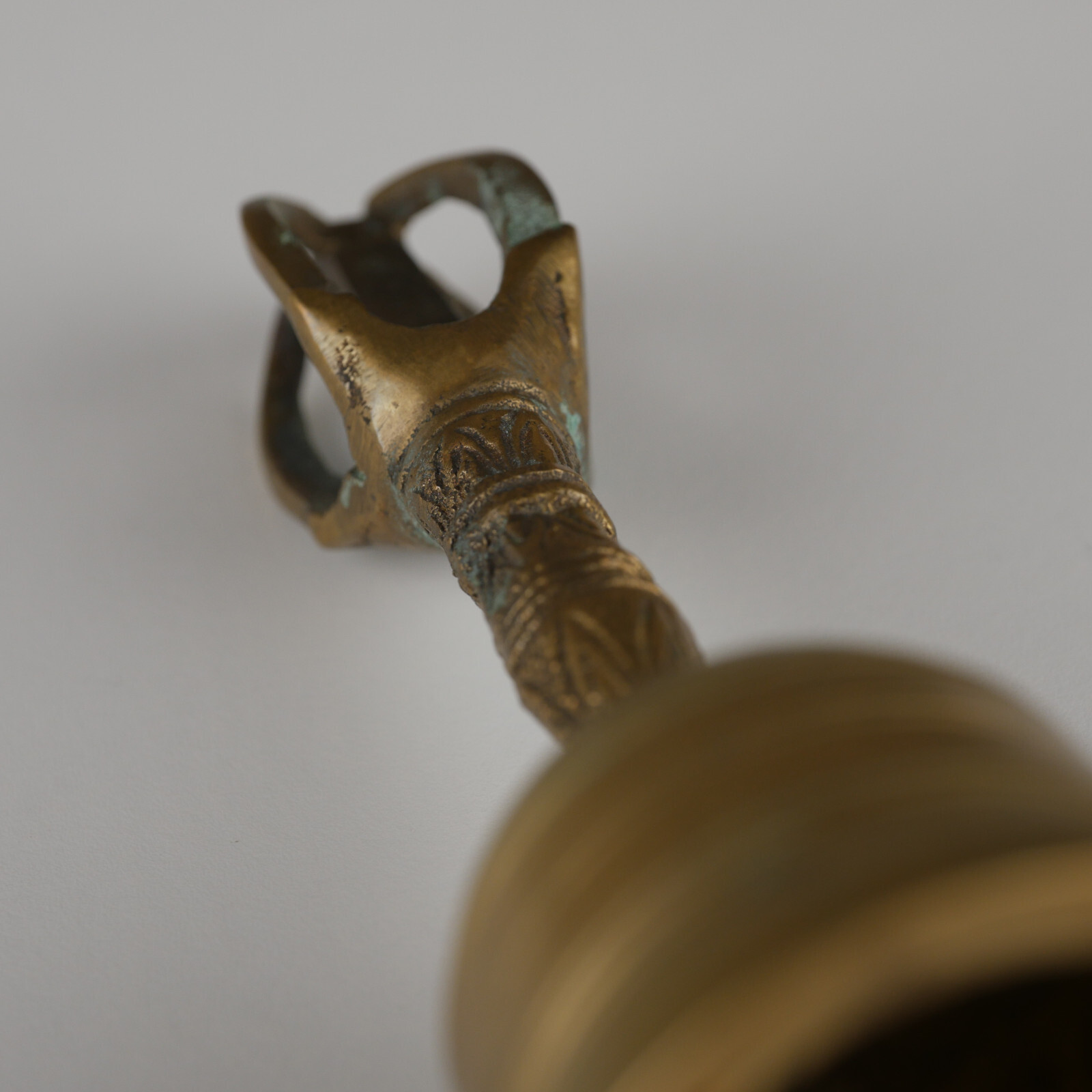 Buddhist Altar Equipment Gokorei Bell Five-Pronged Vajra Handle Buddhism VIDEO👍