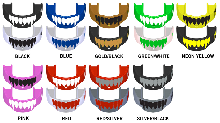 Battle Sports Fang Mouthguard Mouth Piece 2-Pack