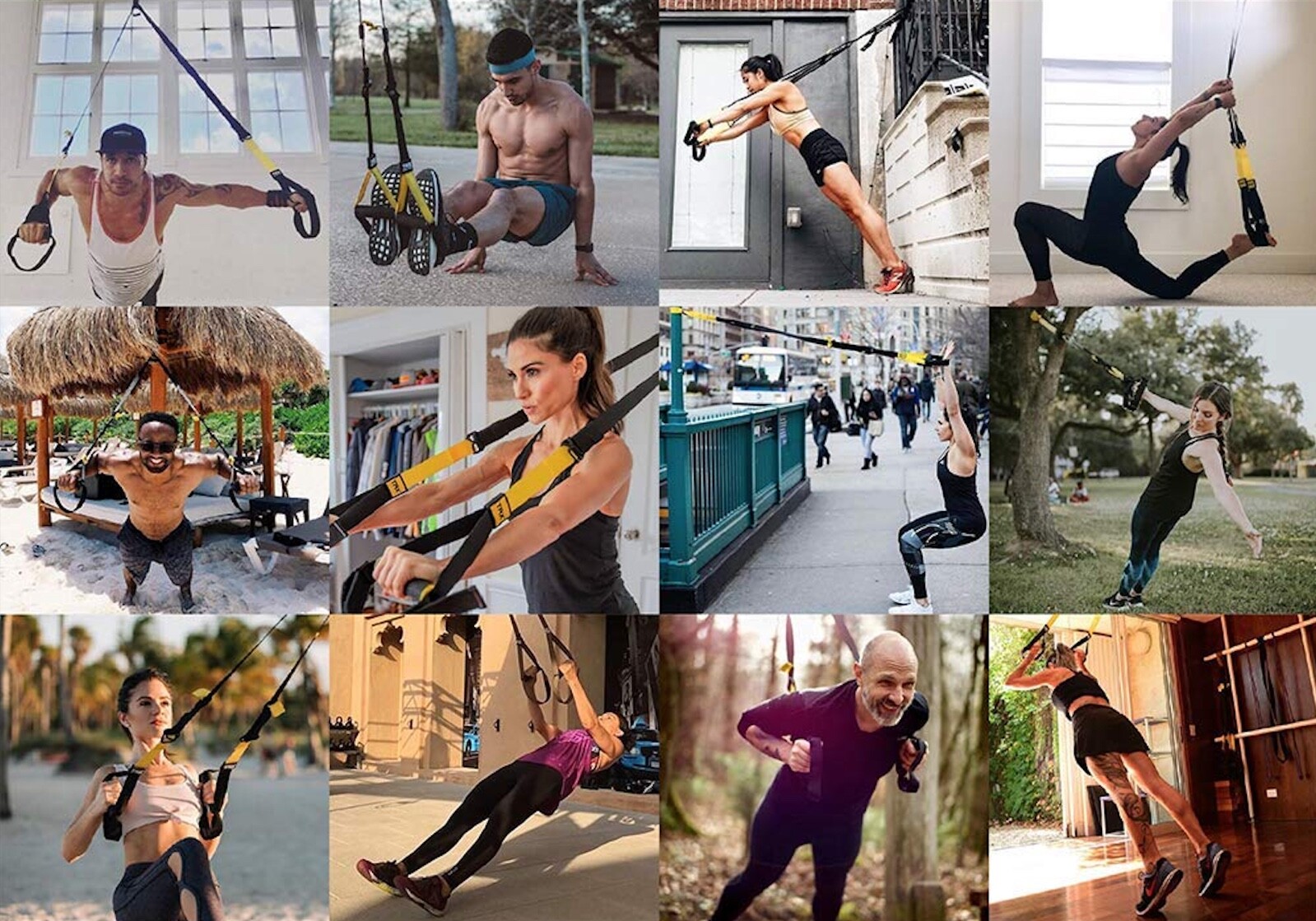 TRX PRO 4 System Suspension Trainer Home Gym Workout Equipment Resistance Straps