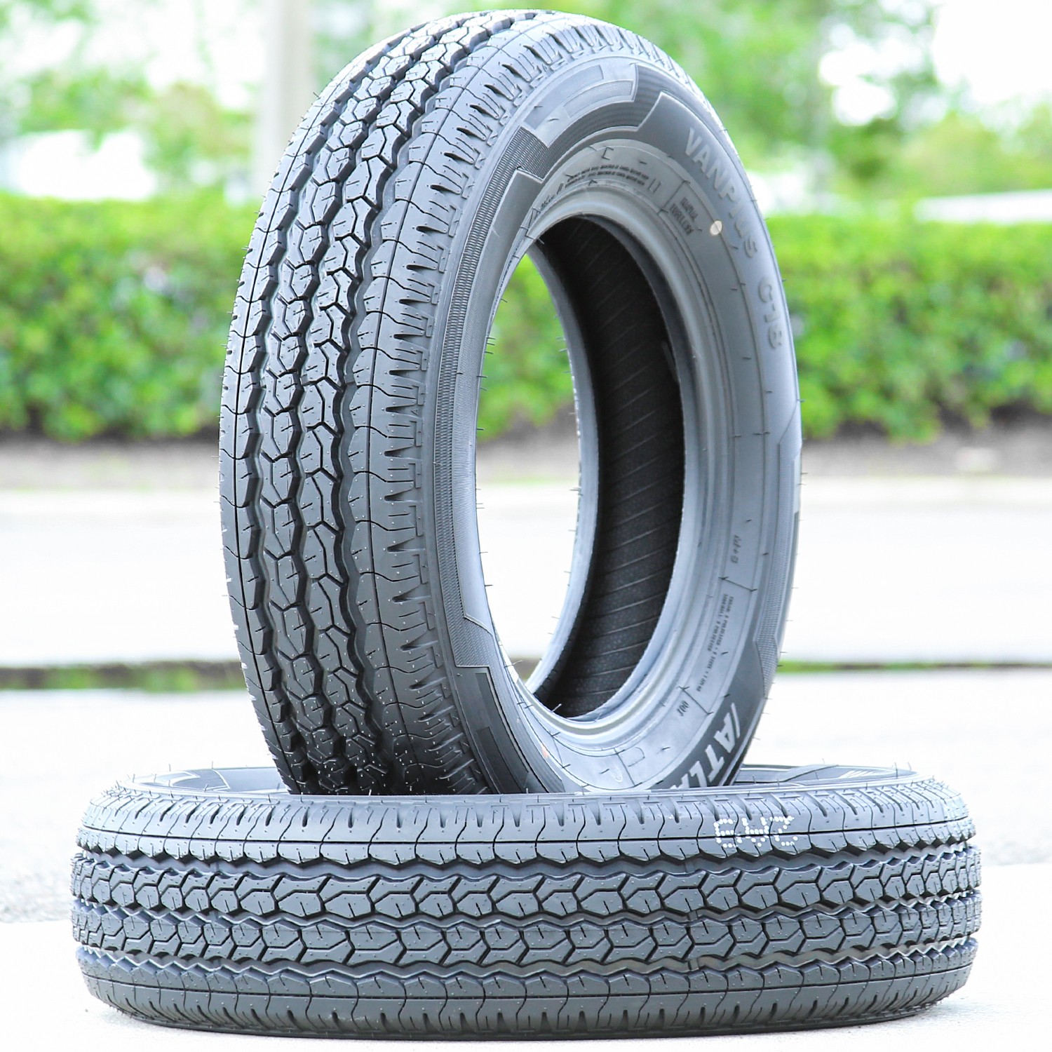 4 Tires 225/70R15 Atlander VANPlus C18 Van Commercial Load D 8 Ply