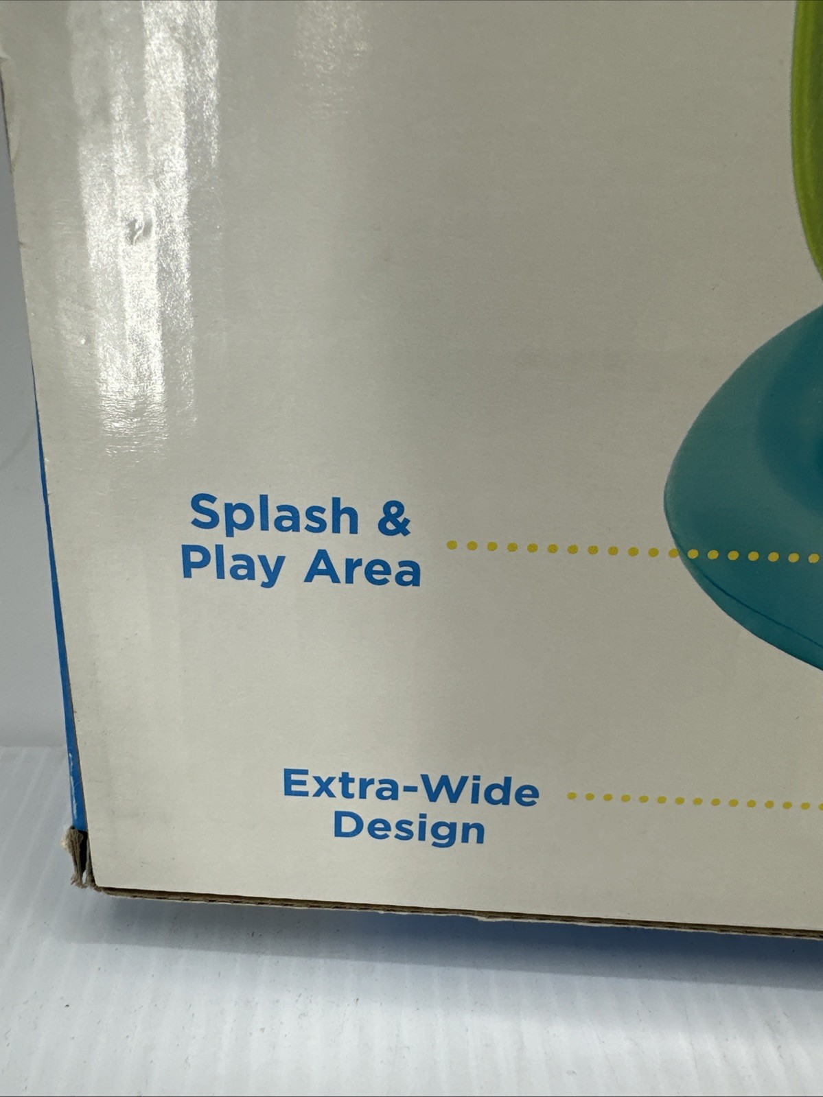 Stack N' Play Teal Inflatable Splash Mat with Removable Canopy 28" By SwimSchool