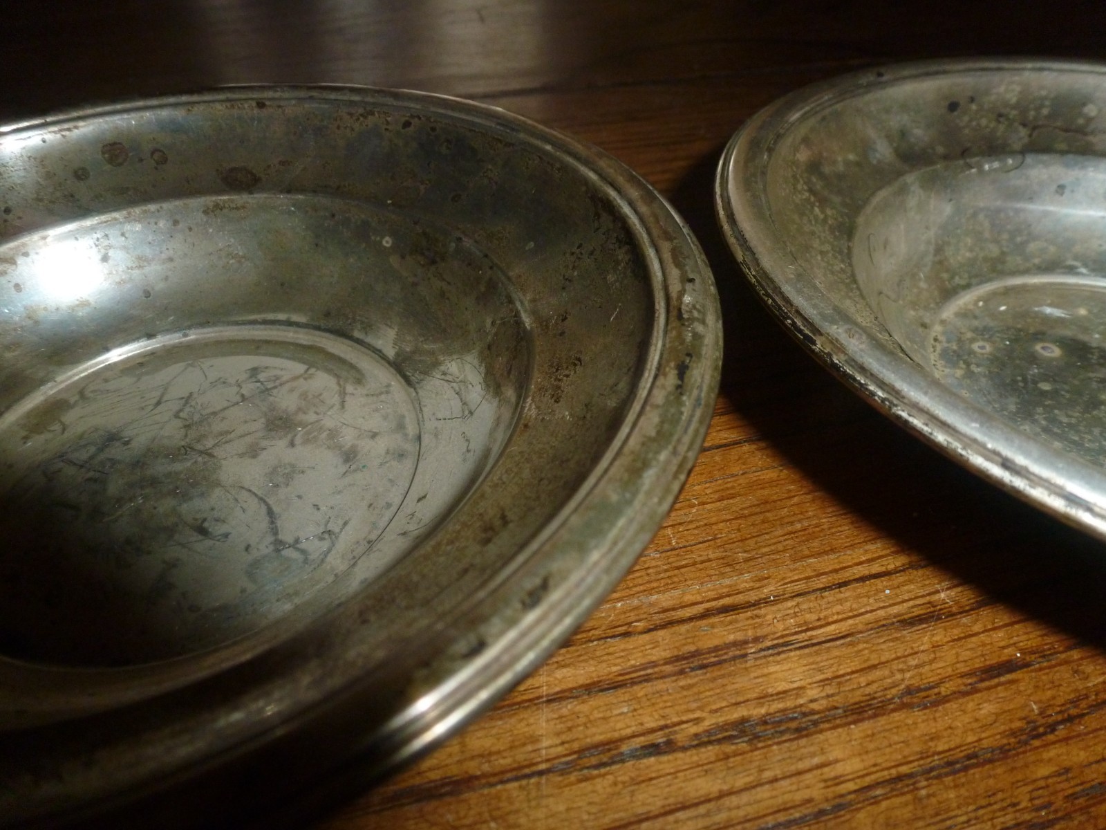 Two Antique Sterling International Vintage Bowls 6.5" 80 Grams Each