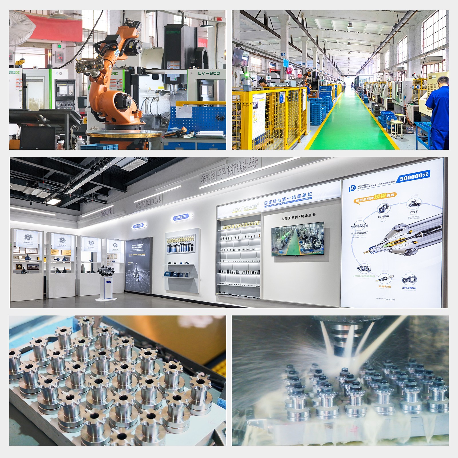 SFX BT40-OTT-45° Internal Thread Spindle Pull Claw Gripper Alloy Steel ACROW