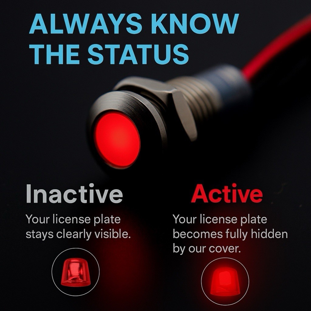 Phantom license plate frame For Cars not For Street Use Offroad Use Only.