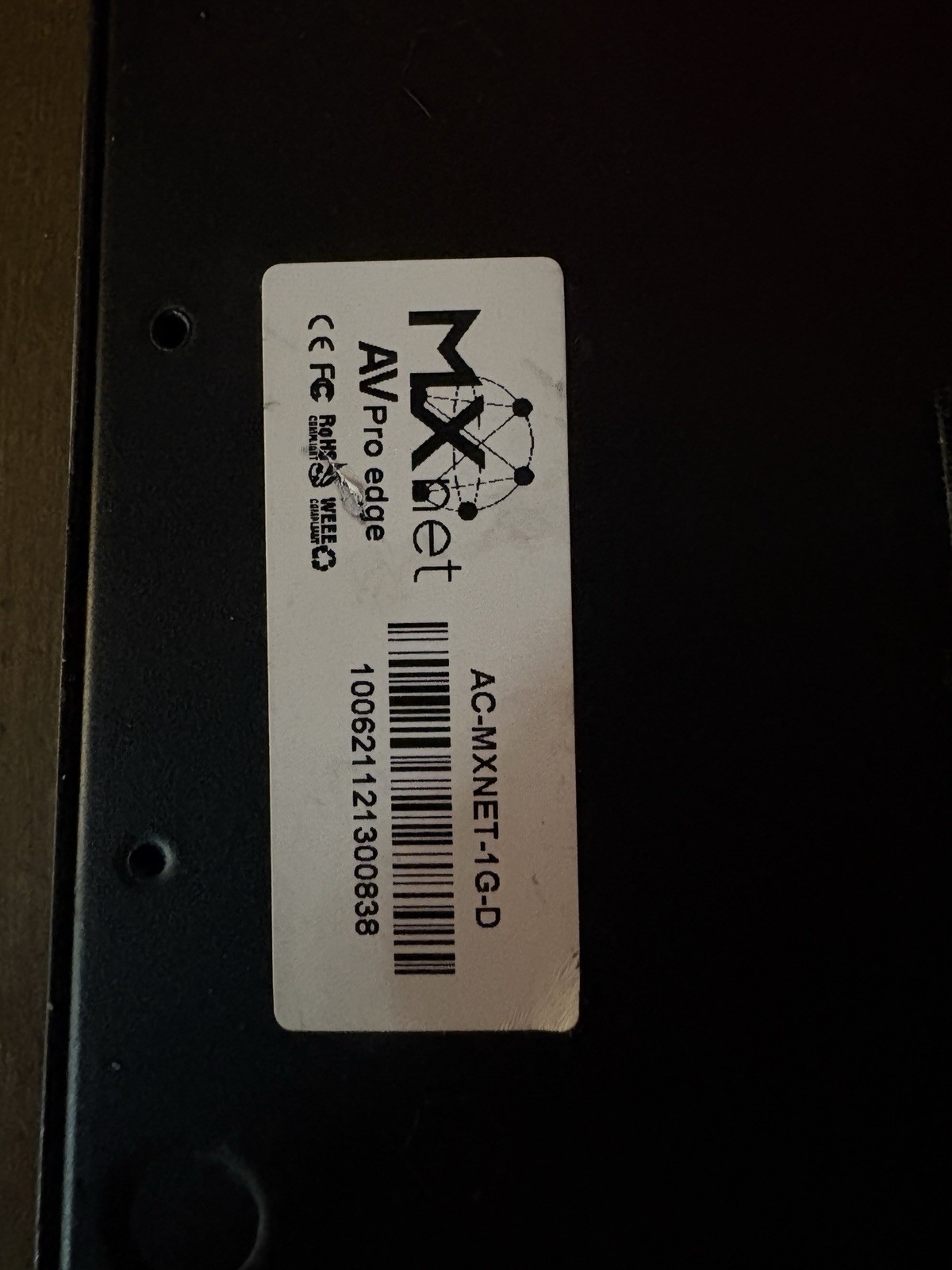 AVPro Edge AC-MXNET-1G-D MXNet Networked Video Decoder Receiving IP Device