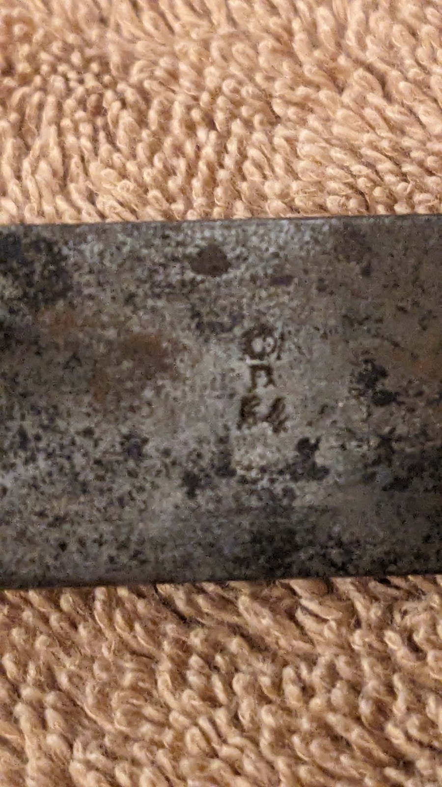 1876 Martini Henry British socket bayonet with leather scabbard Boer War WWI