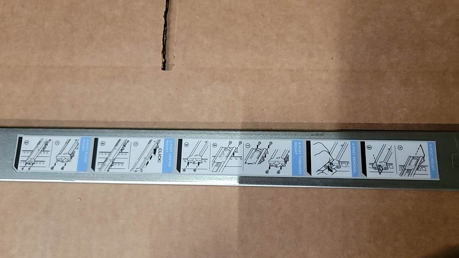 Dell 5RN1M PowerSwith 81XX N30XX N40XX S5XXX S6XXX Outer Rackmount Rails