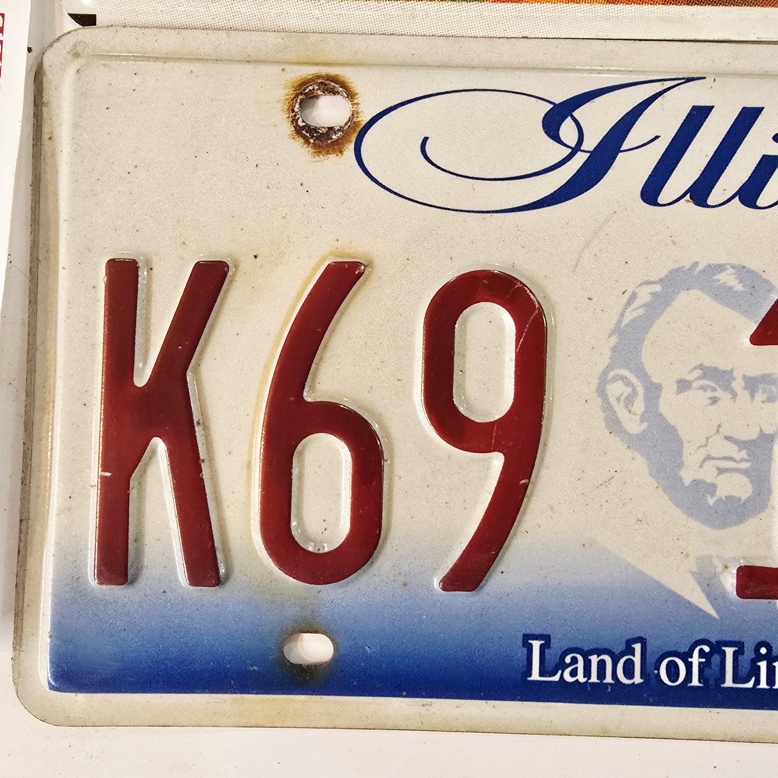 License Plate Lot 🔥FREE📬🔥 2 Tags Nevada 006 E37 & Illinois K69 1343