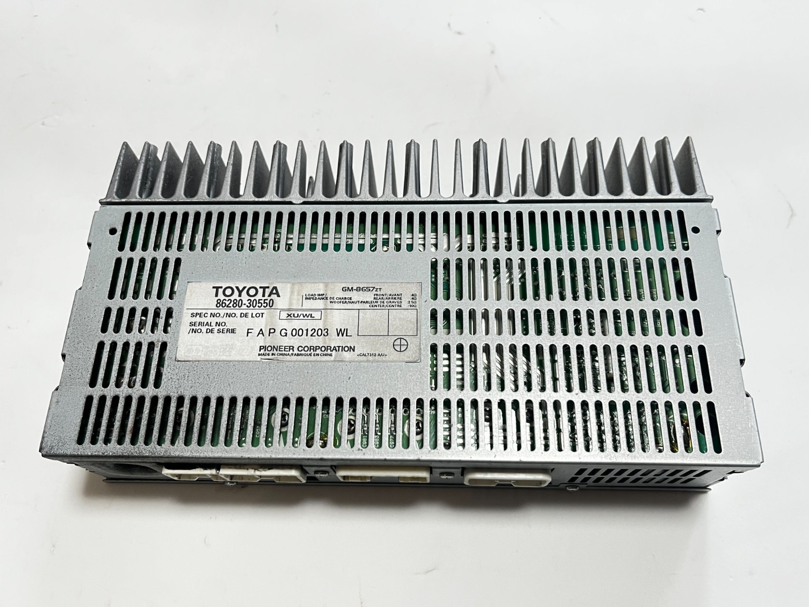 86280-30550 Toyota Lexus Pioneer Audio Amplifier GS350 GS450h GS460 OEM