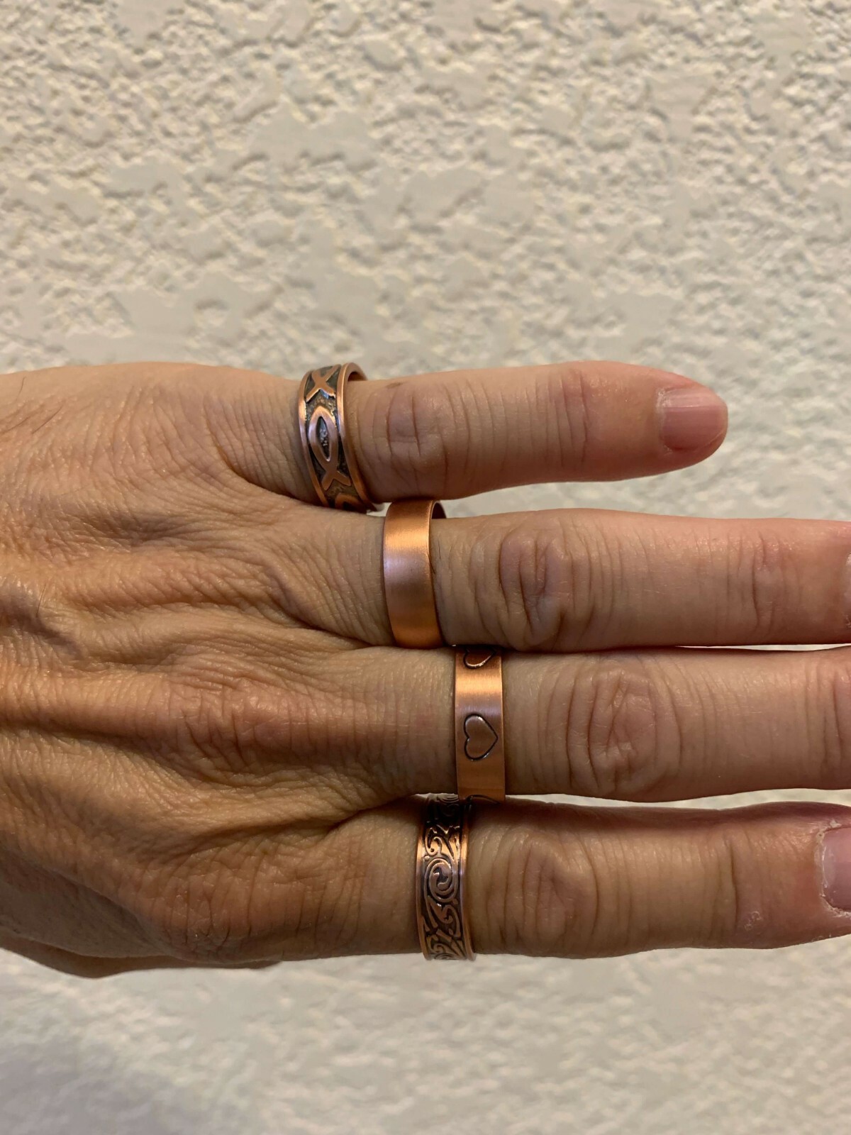 Elegant Pure Copper Ring Arthritis Pain Relief Joint Pain Max Magnets Men Women