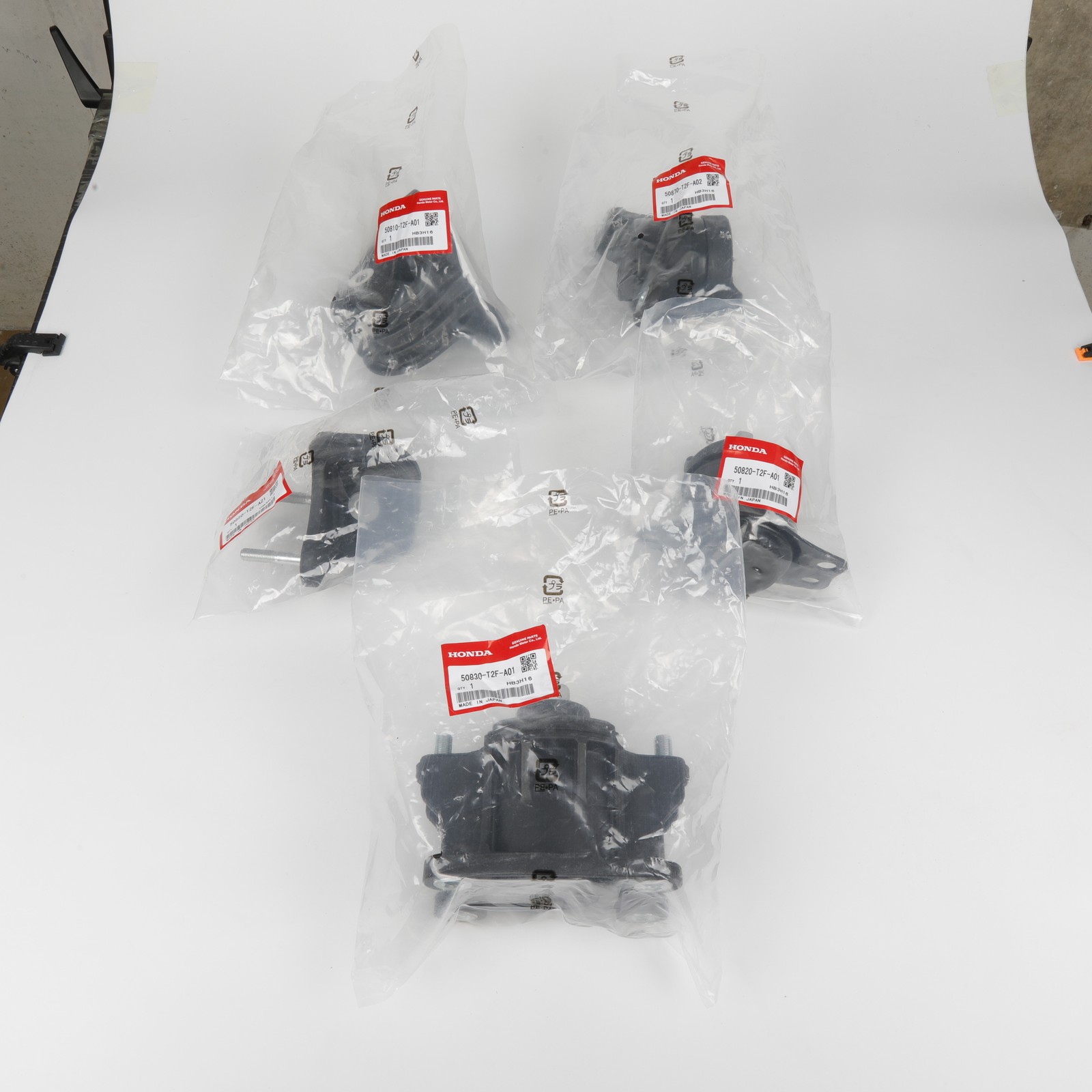 OEM 5PCS Engine Motor & Trans Mount For Honda Accord 2.4L 2013-2017 Auto Trans