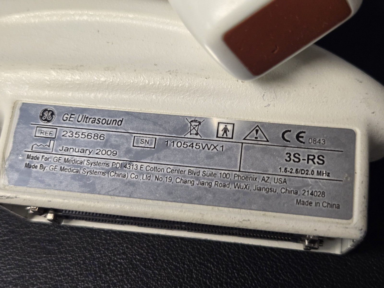 GE 3S-RS Probe for Logiq E Portable Ultrasound