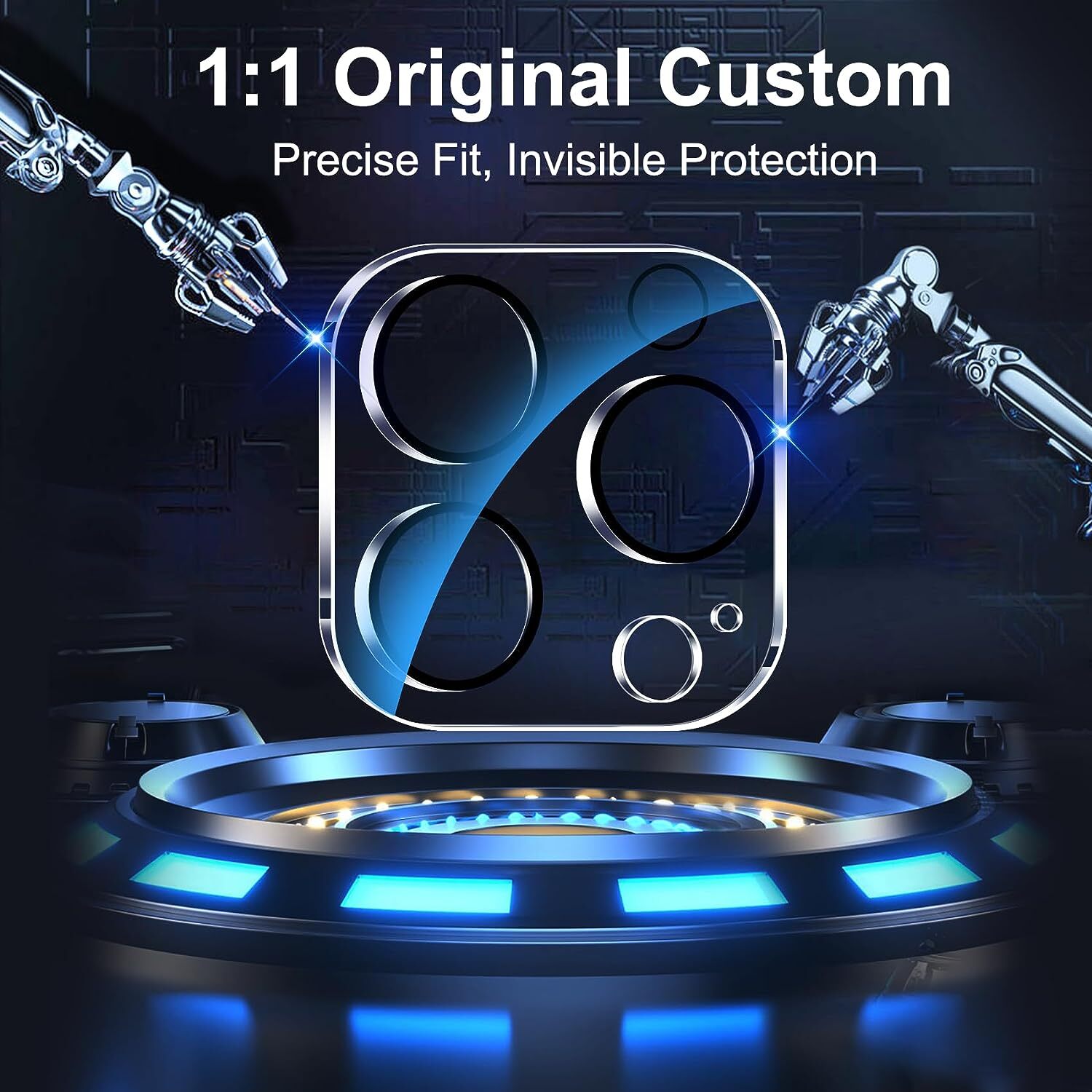 For iPhone 15 14 13 12 11 Pro Max Tempered Glass Screen Camera Lens Protector