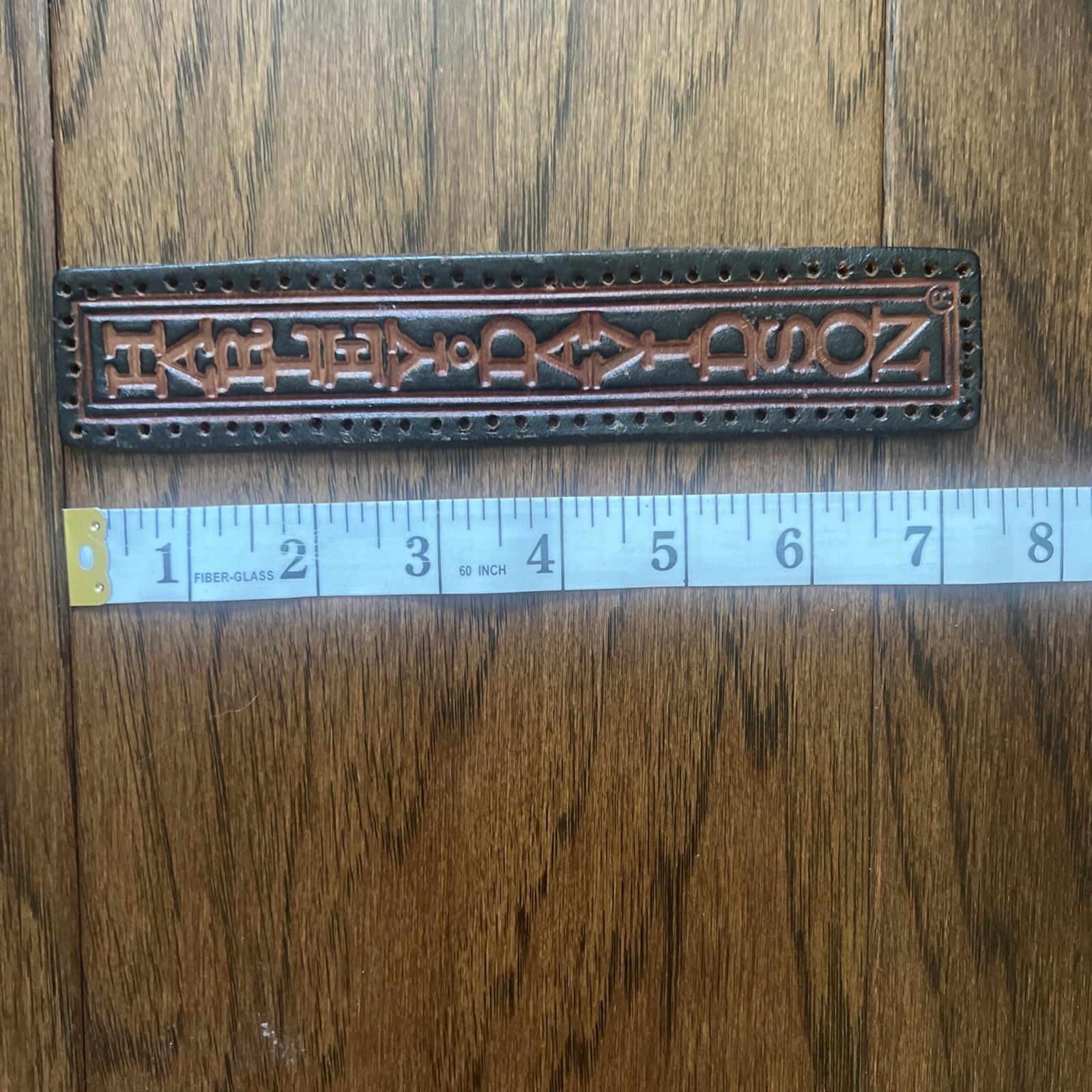 Vintage Harley Davidson Logo Leather Patch