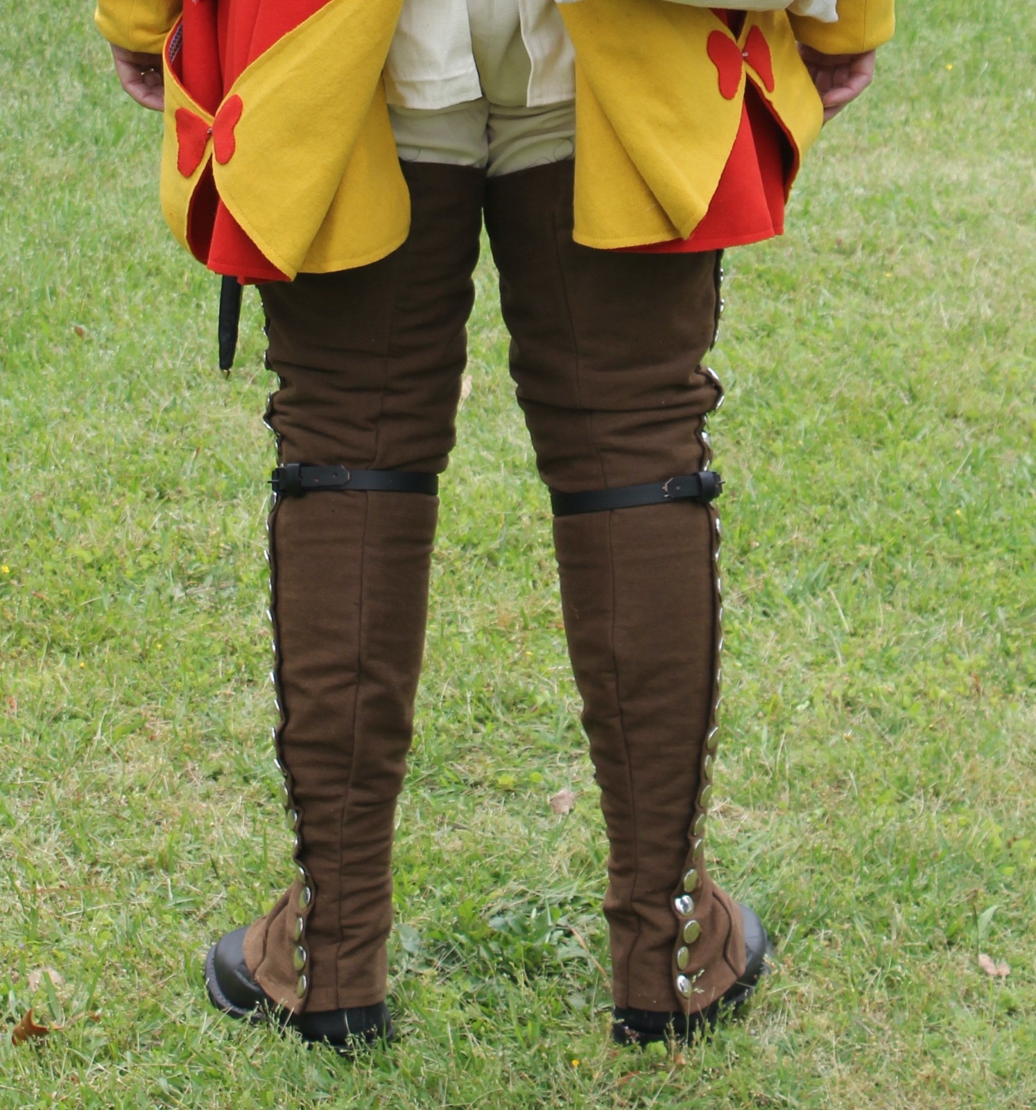 Brown Over-The-Knee Gaiters - F&I, Revolutionary War