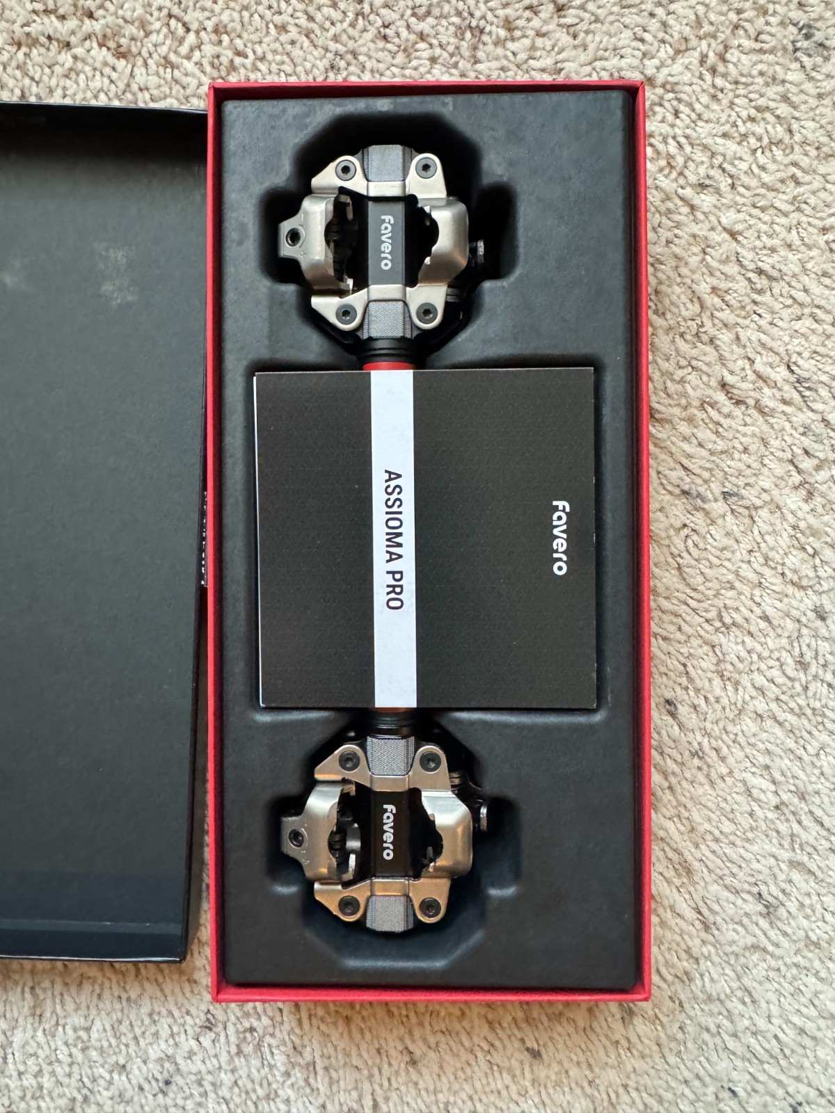 Favero Assioma Pro MX-2 Pedals - DUAL SIDED POWER METER PEDALS - NEW (OPEN BOX)