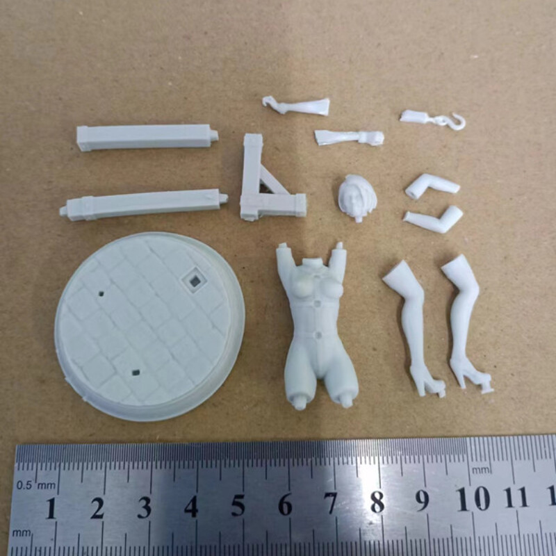 Helpless Girl Full Resin Figure Model Kit 1/24 Scale Unassembled Unpainted Toys