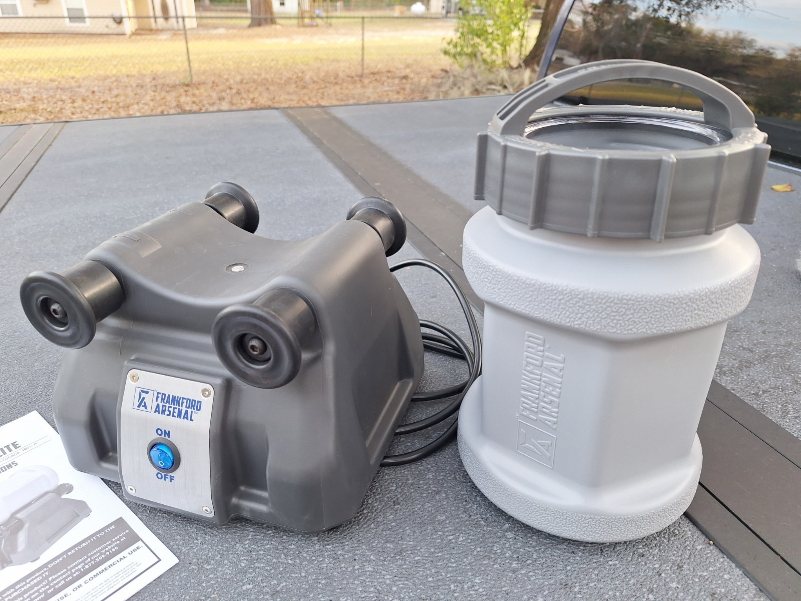 Frankford Arsenal Platinum Series Rotary Tumbler Lite with Clear Viewing Window