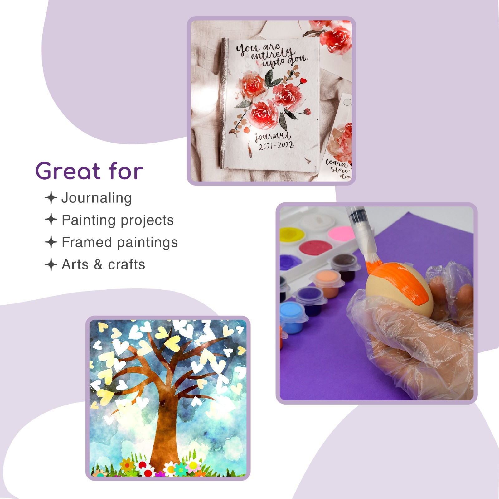 6 Pen Water Painting Brush Set with Refillable Tube