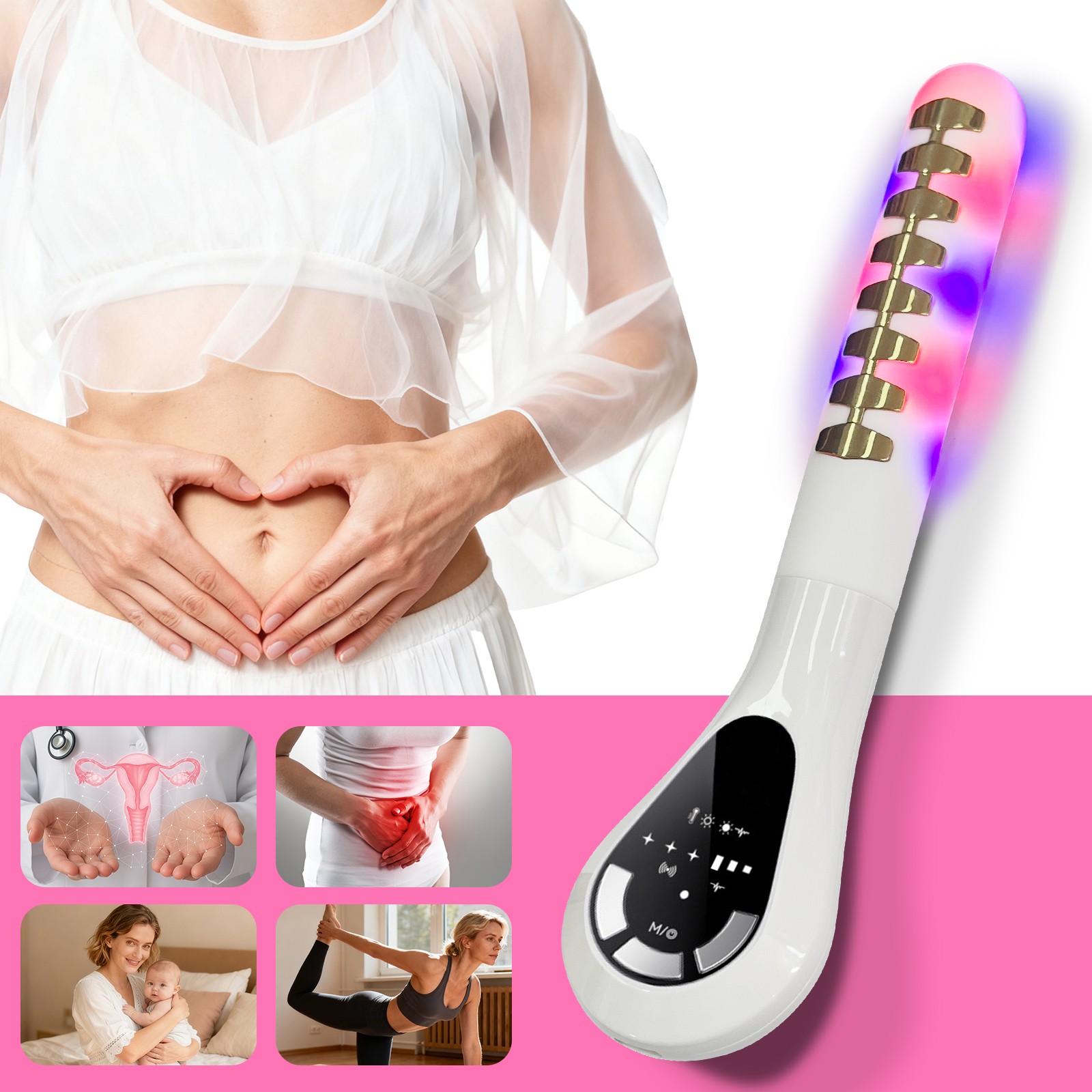 Vaginal Rejuvenation Wand Device Light Therapy Pelvic Floor Muscle Repair Women
