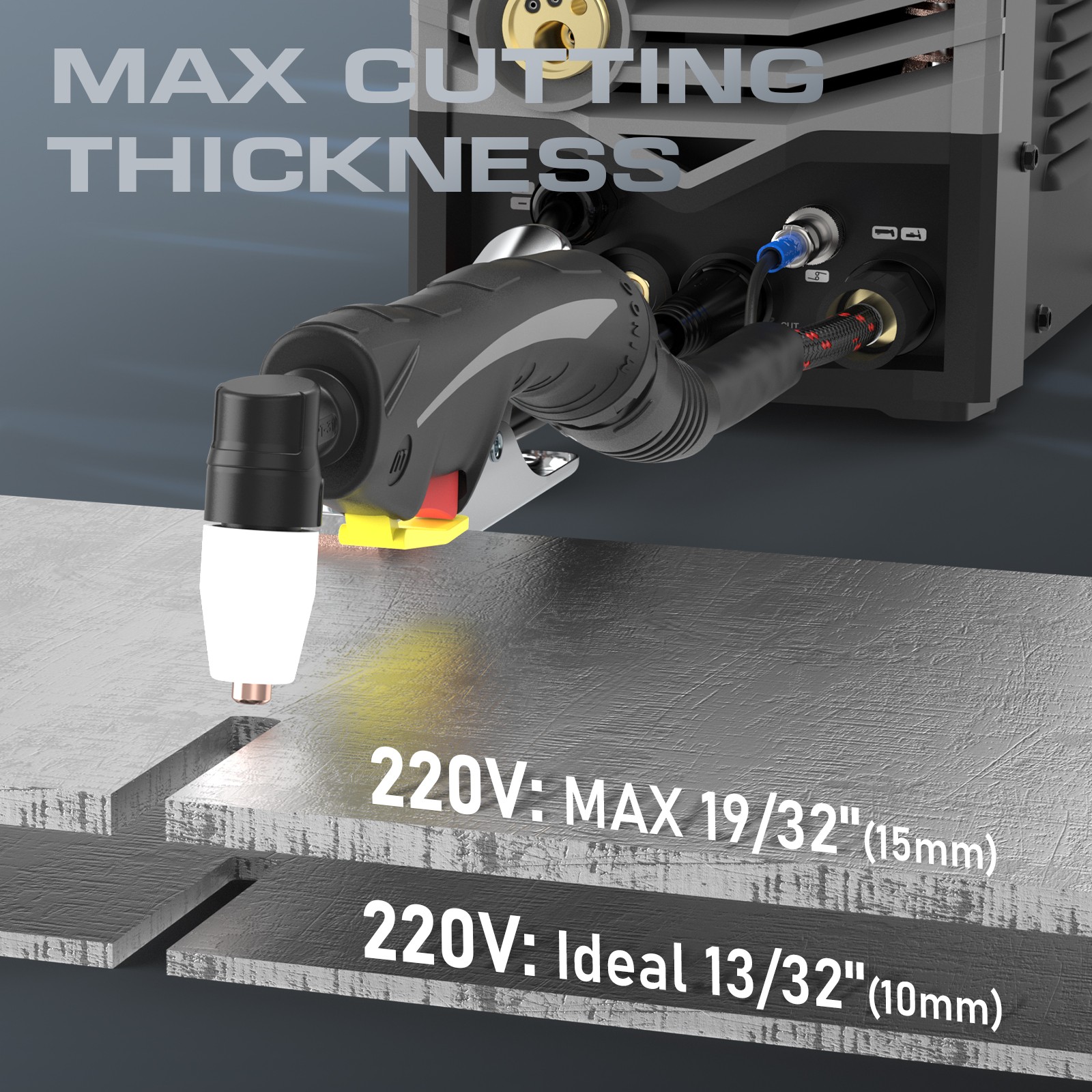Sunstac 5-in-1 Plasma/TIG/MIG/Stick Welder 200A 110/220V Multiprocess Machine