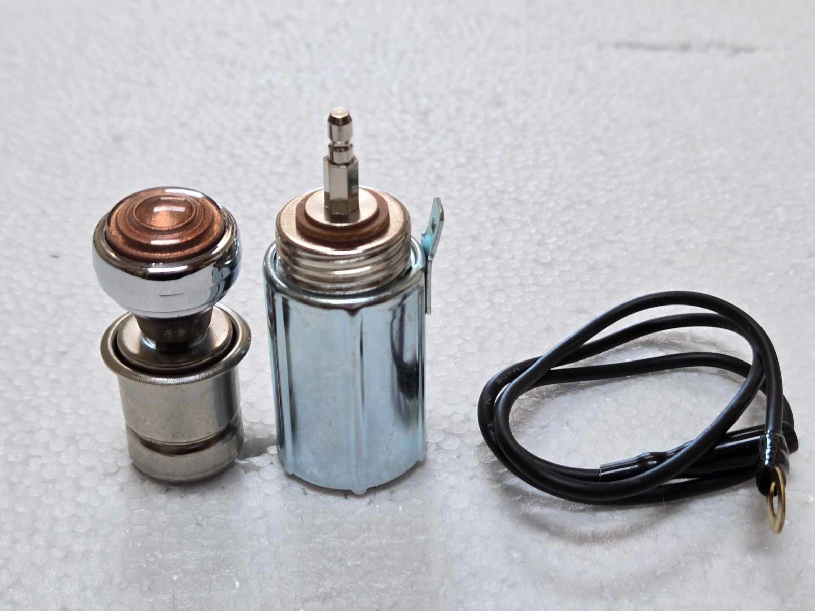 1941 Chevy Special Deluxe Cigarette Lighter Socket Plug w Copper Knob Color