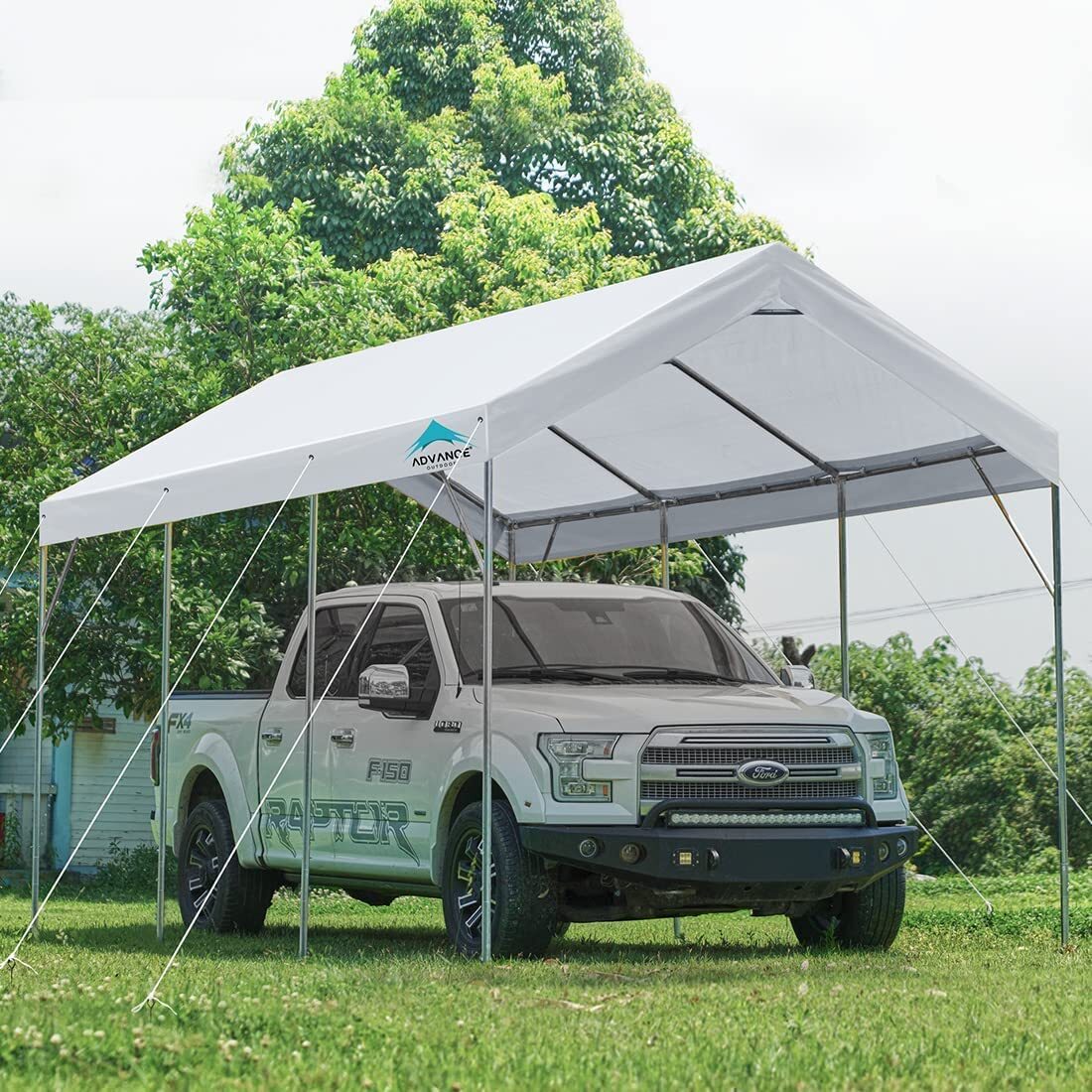 Advance Outdoor 12x20 Adjustable Carport Shelter Canopy